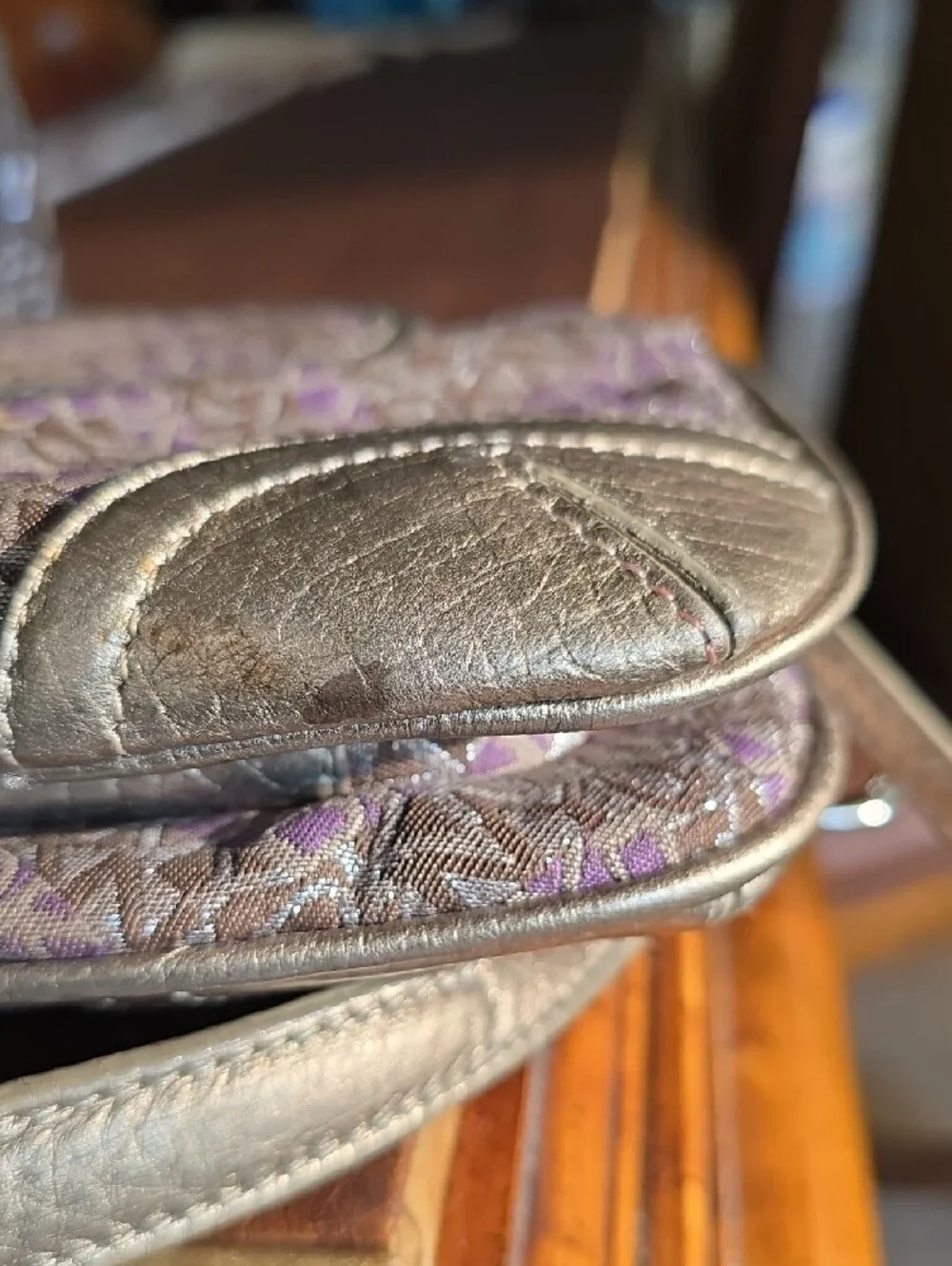 vintage DKNY monogram jacquard shoulder bag